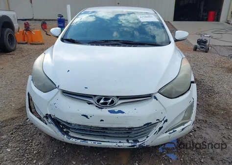 2013 Hyundai Elantra Gls from USA, damaged, VIN 5NPDH4AE7DH243356